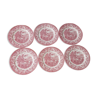 Set of 6 plates england ironstone