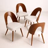 Set of four dining chairs, Antonín Šuman, 1960s, Czechoslovakia