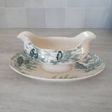 Sarreguemines U & Cie sauceboat, Snow model