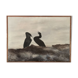 Painting les cormorans by petitjean
