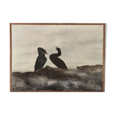 Painting les cormorans by petitjean