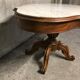 Side table Louis Philippe walnut and marble