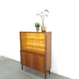 Donker plus vitrinekast fine avec planches vintage