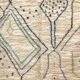 Moroccan Berber carpet Azilal with blue and green motifs 2,45x1,48m