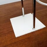 Mid-century minimalist German table lamp in cube by Kaiser Idell Leuchten, 1960s.