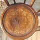 Set of 5 Buchon bistro chairs in curved wood