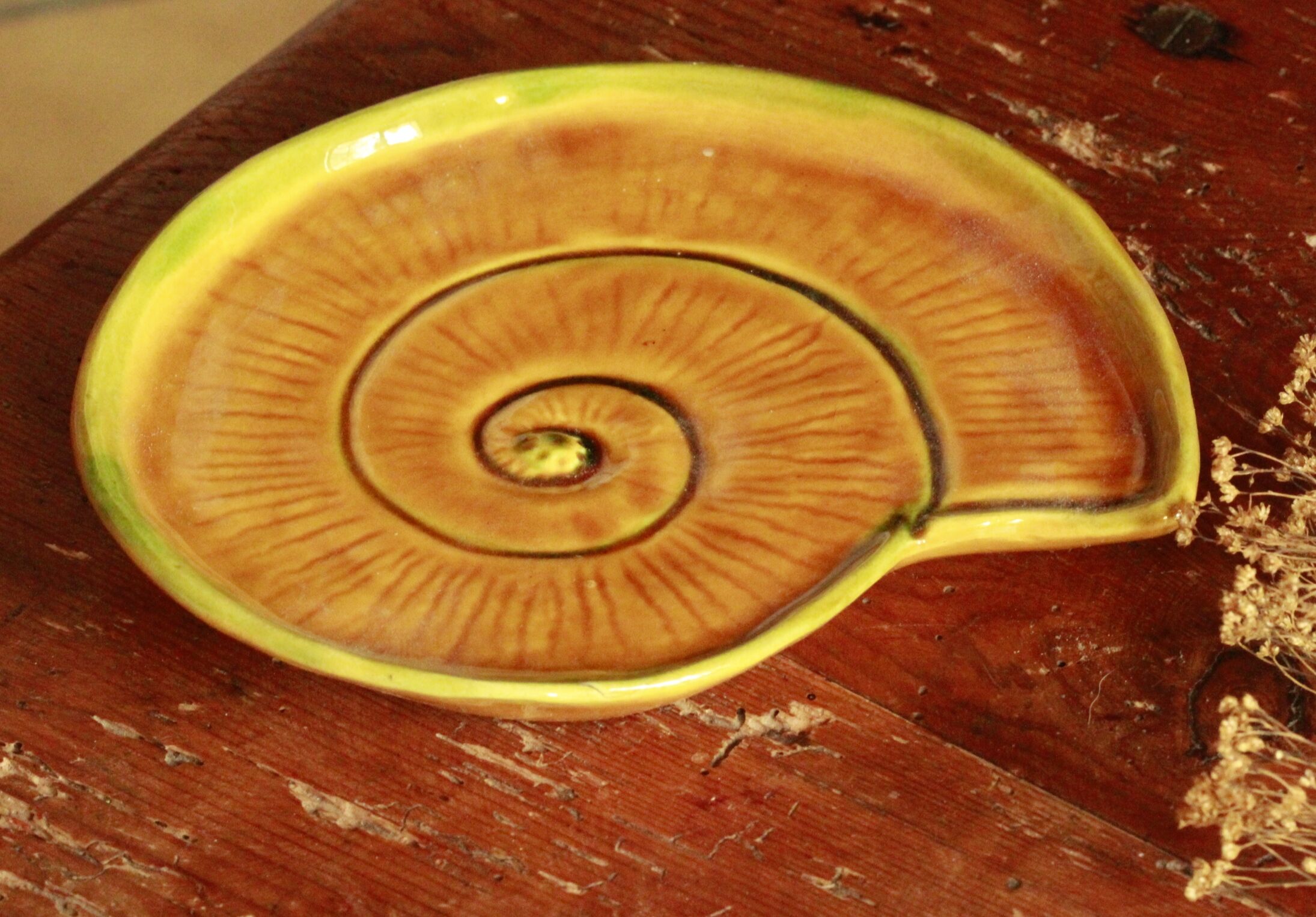 Old dish vallauris