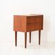 Vintage Danish teak nightstand from the 60s