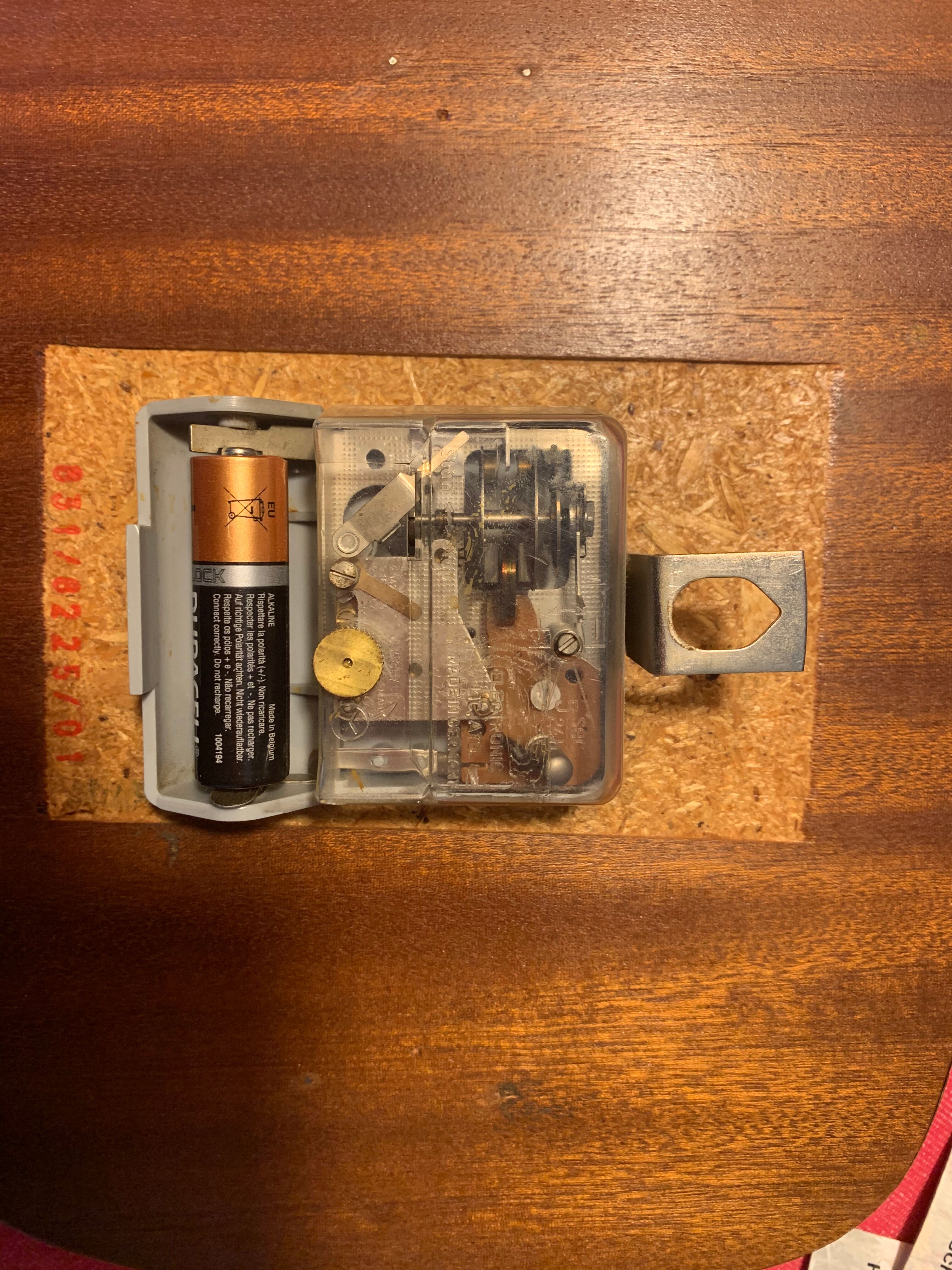 Wall clock Eisenhardt, Germany, 1960s