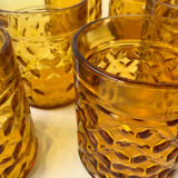 Vintage amber glasses