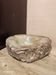 Ashtray in alabaster, brutalist style, Italy 1960.