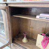 Enfilade display cabinet, solid oak, 1920.