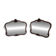 Pair of large antique Rococo style Louis XV mirrors in carved solid wood.