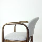 Fauteuil en bois courbé, Tchécoslovaquie, années 1950