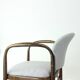 Curved wooden armchair, Czechoslovakia, 1950s