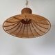 Large vintage rope pendant lamp design from the 70s