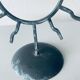Iron sun candle holder