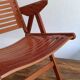 REX folding armchair by designer Niko KRALJ, 1950s, compass legs
