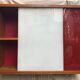 Wall showcase vintage storage furniture 60s