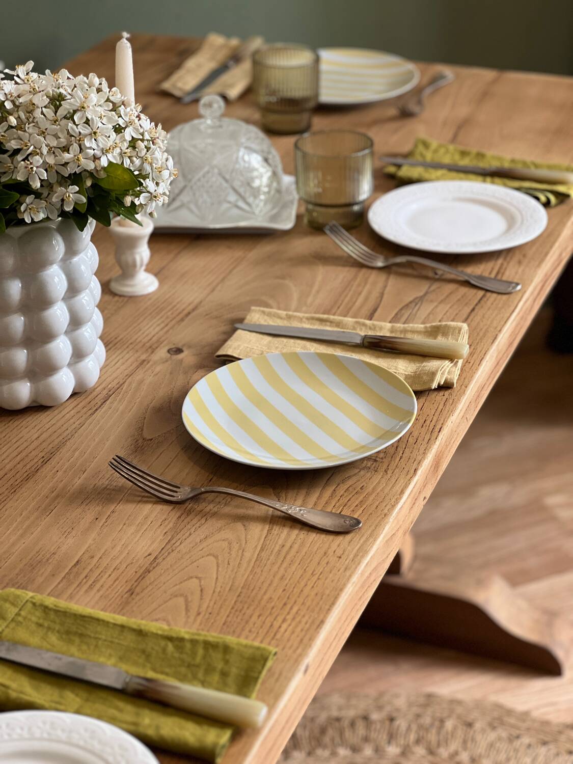 Monastery table, solid wood, country - farmhouse table