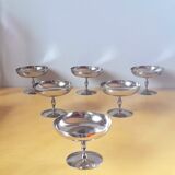 Stainless steel ice cream or dessert cups