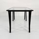 "Trestle" glass and metal desk by Rodney Kinsman for Bieffeplast, 198