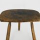 Tripod trading stool, peasant art Ariège, France nineteenth century