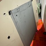 Vintage bathroom double shade mirror