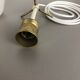 Original midcentury opal glass tube hanging light, italy, 1950
