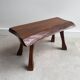 Set of 2 vintage tree trunk side tables