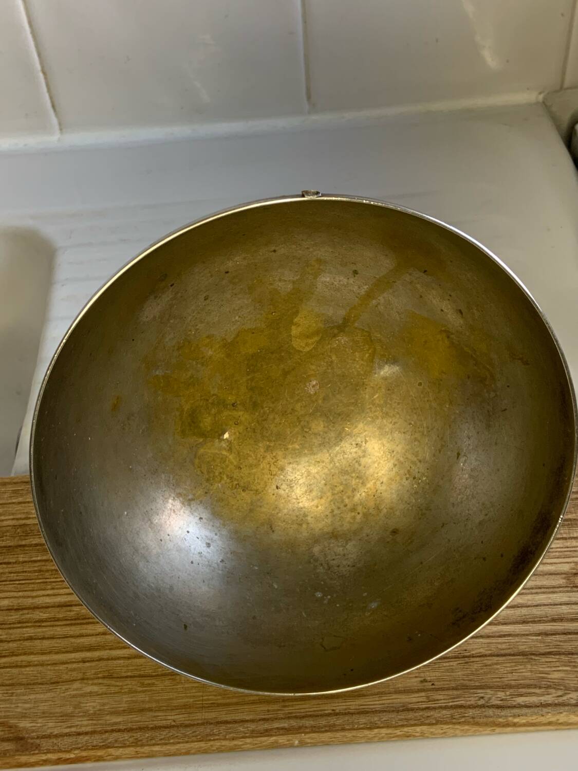 Fruit bowl / Vintage metal catch-all - 20 cm