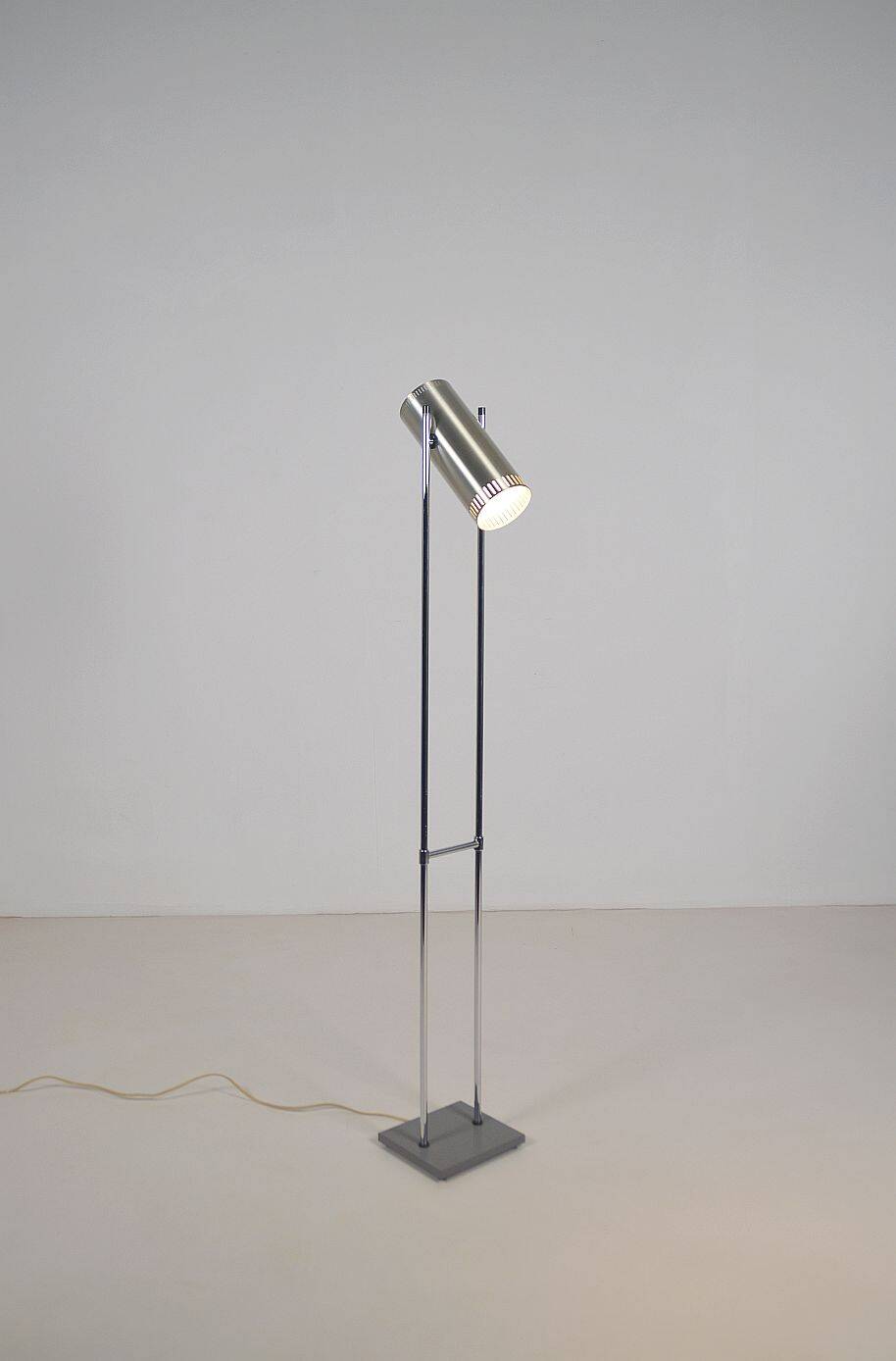 Danish floor lamp 'Trombone' by Jo Hammerborg for Fog & Mørup, 1960s