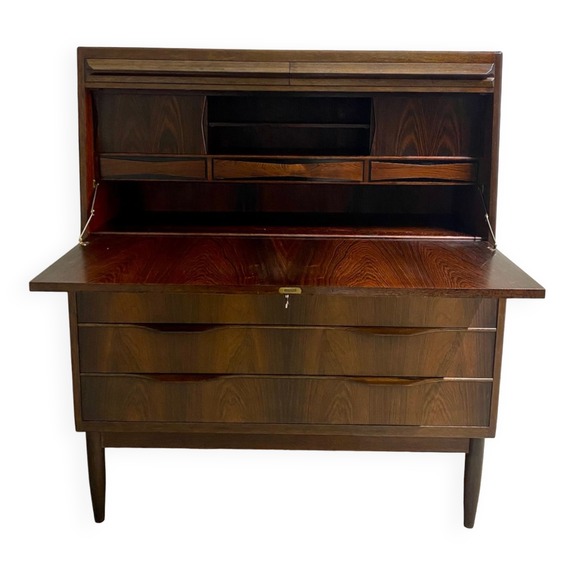 Palisander Bureau by Erling Torvits, 1960s Denmark
