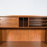 Mid-Century Danish Walnut Secretary by Borge Mogensen for Soborg Mobler, 1960s