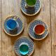 Set of 4 vintage cups Pralognan de Salins