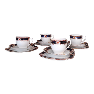 Vintage English tea service, S&C, Opal Superior English Bell China