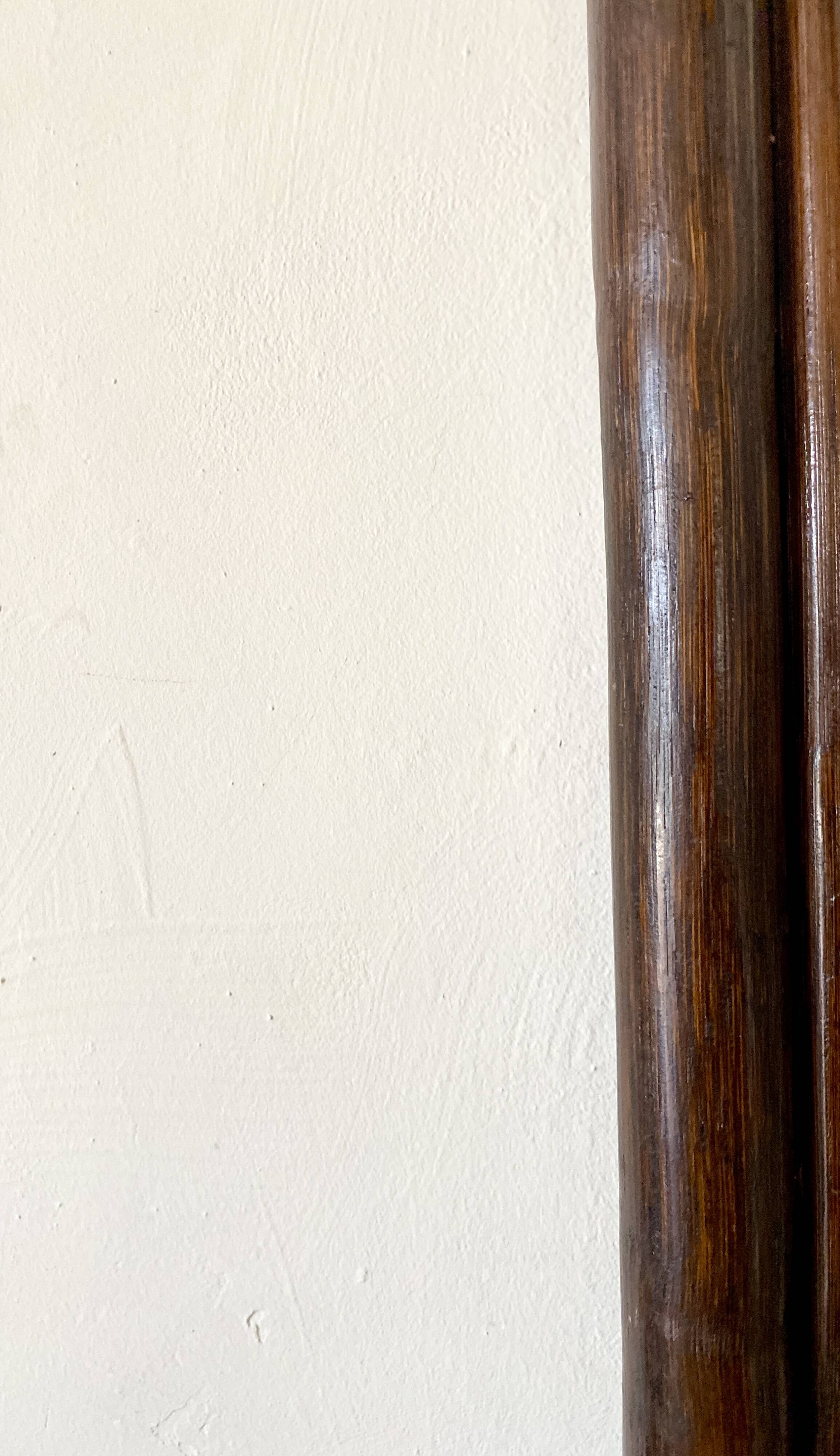 Wooden mirror 37x60 cm, 80s