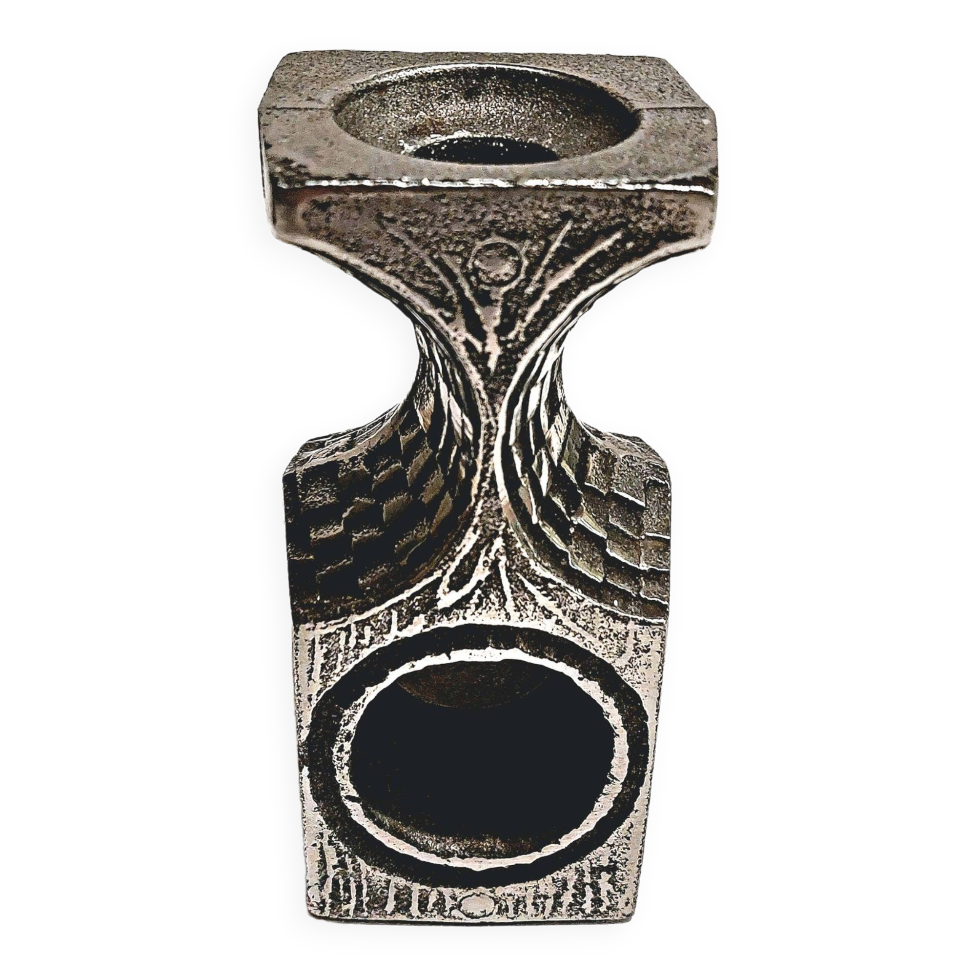 Brutalist candle holder
