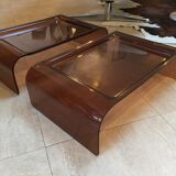 Duo trays "Breakfast" in Plexiglas, 1970