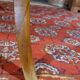 Cherry table, eighteenth century, Louis XV with two drawers
