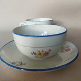 Two Salins earthenware lunch cups