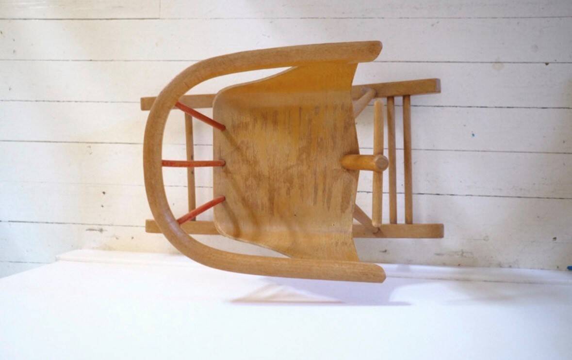 Rocking-chair vintage enfant