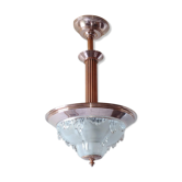 Suspension Ezan verre et cuivre
