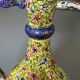Chinese ewer in painted enamel on copper – floral decoration - Canton 18