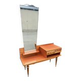 Vintage dressing table, marquetry, 50s / 60s