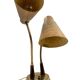 Mid-century modern two lights lamp, France circa 1960