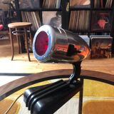 Pair of Hanau lamps, streamline design