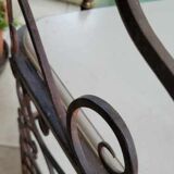 Wrought iron baker's grid.