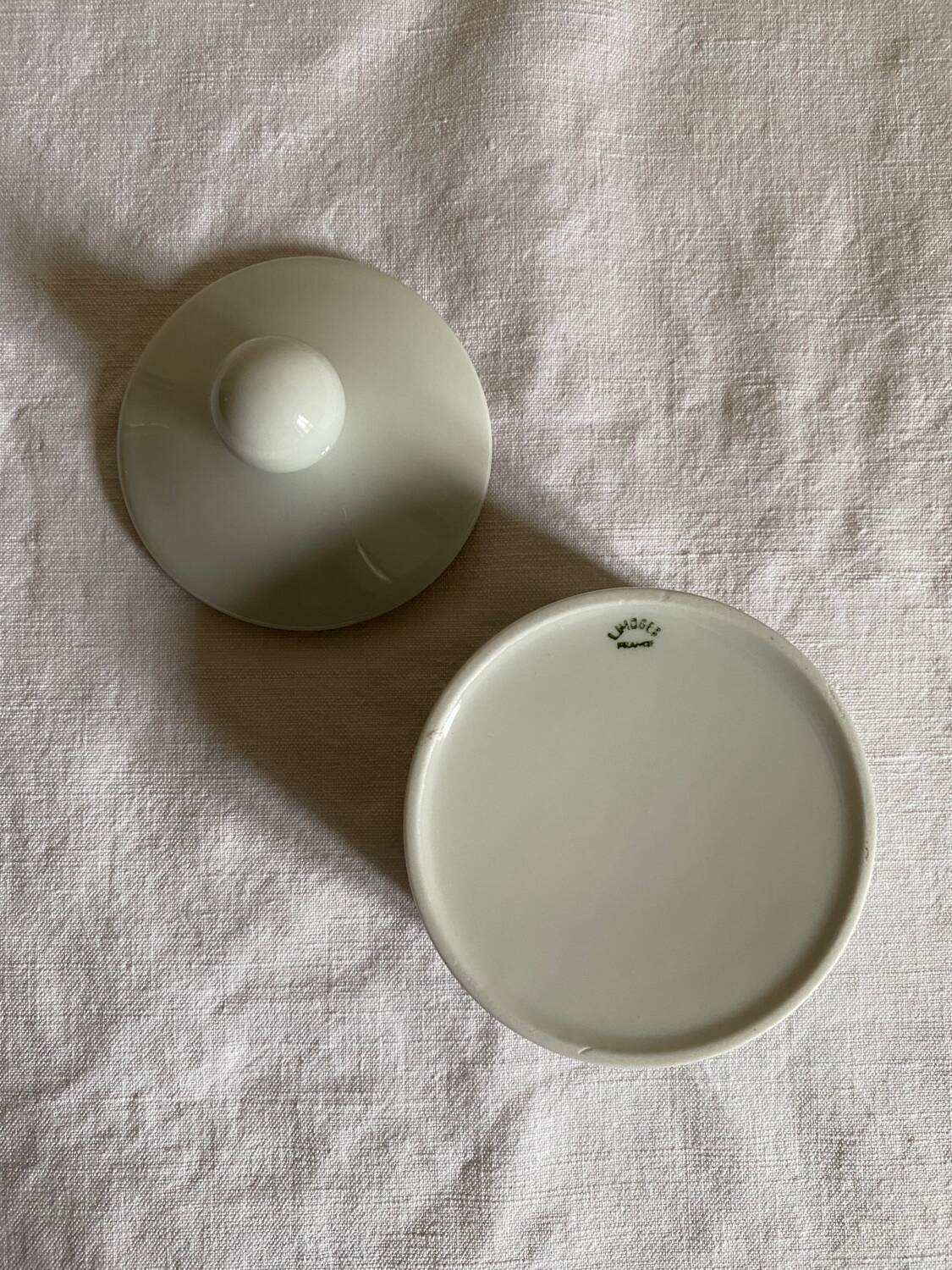 Limoges porcelain sugar bowl