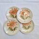 Dessert plates with flowers St Amand